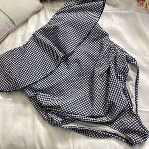Kona Sol Gingham One Piece Swimsuit